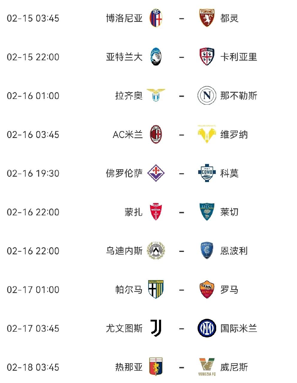 一日意甲动向：米兰对尤文信心满满，国米VS黑马会给出大轮换的简单介绍