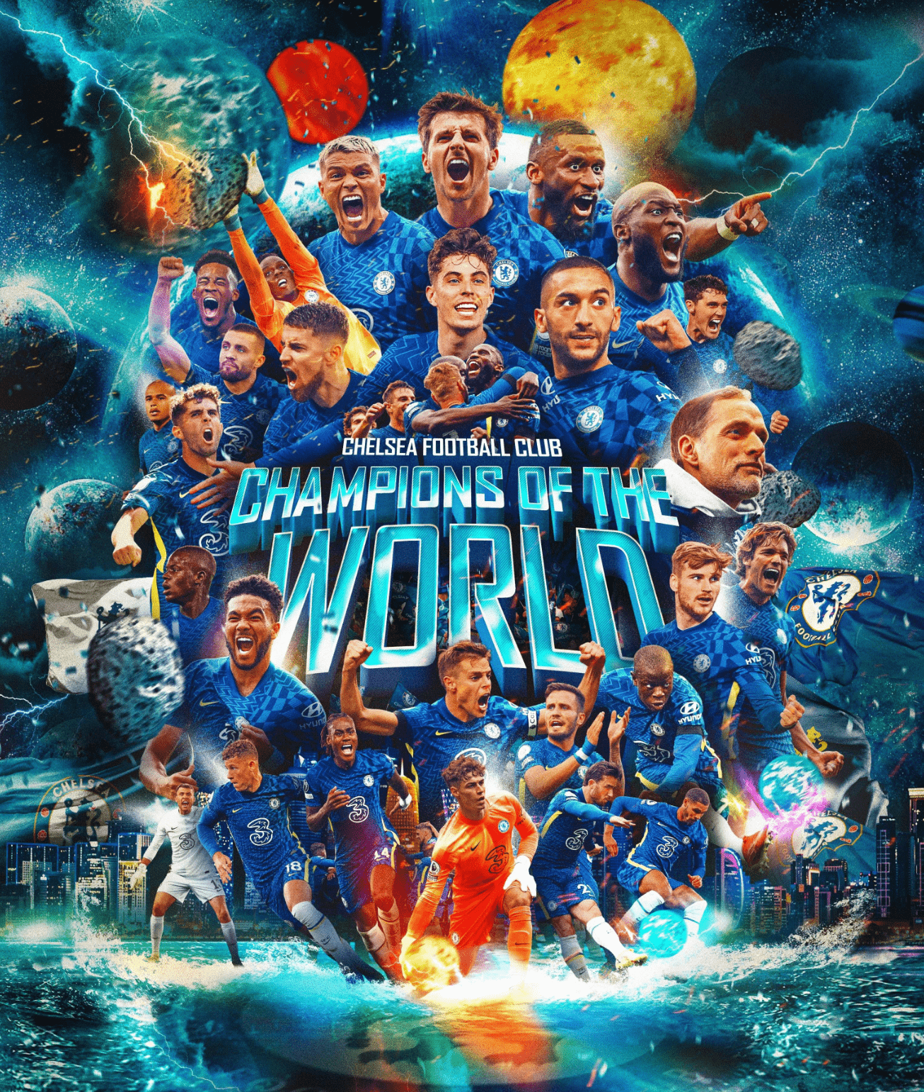 世界之王！特朗普为切尔西加冕蓝军夺1欧冠换2世俱杯的简单介绍