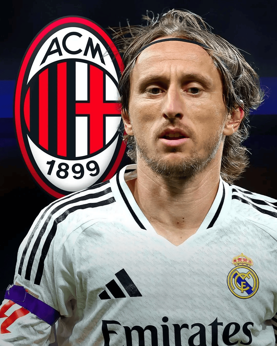 告别皇马莫德里奇自由转会AC米兰