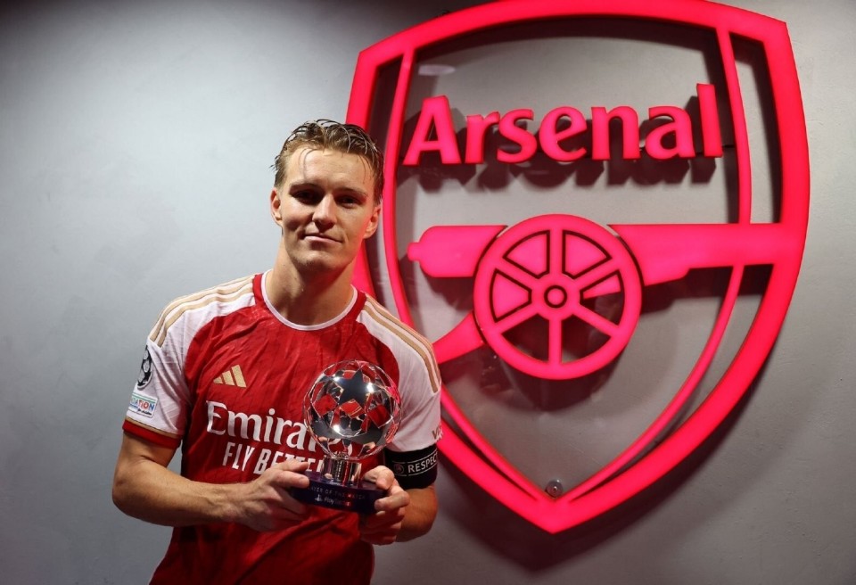 远射破门，厄德高斩获本赛季在阿森纳的首粒进球的简单介绍