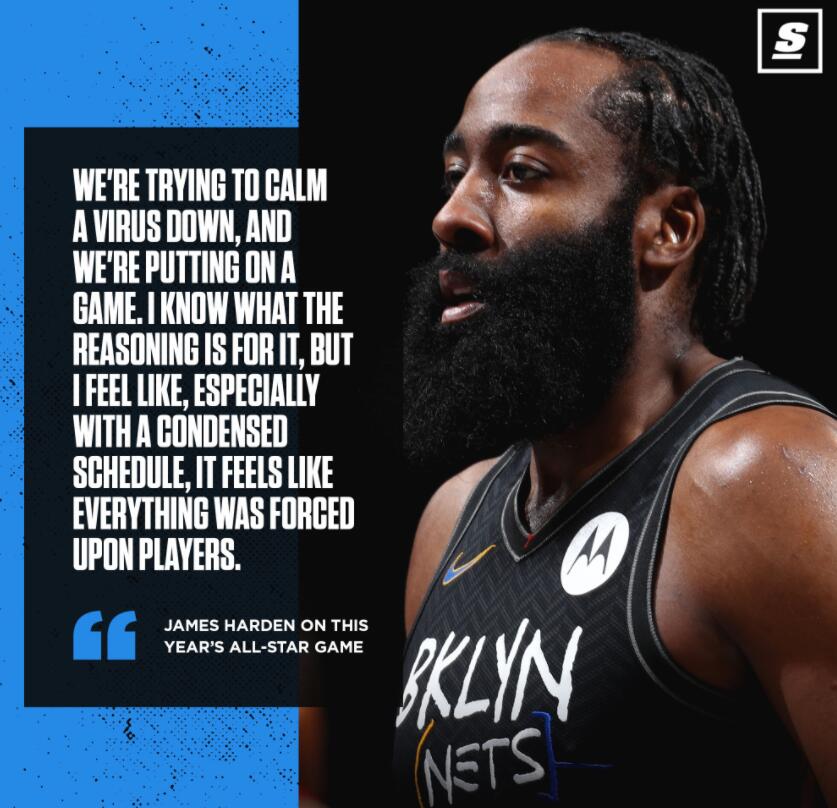 哈登已经不跟我说话了这真的很难受