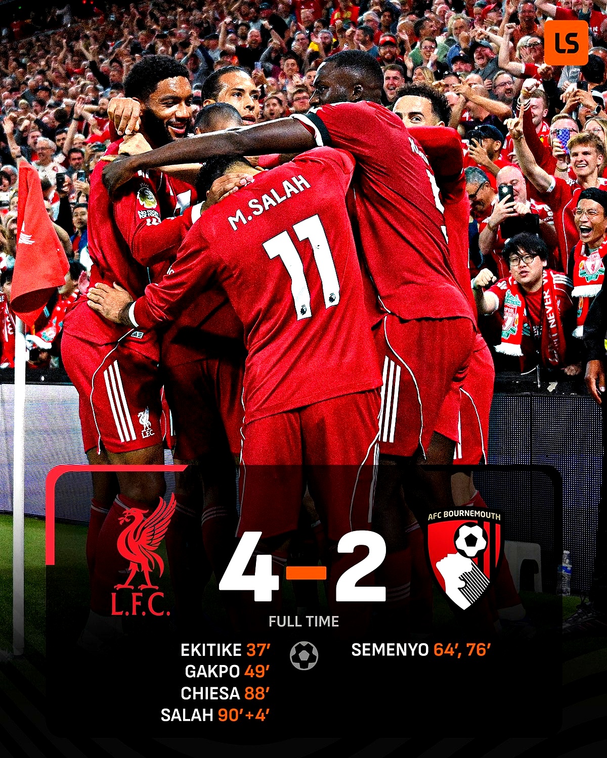 包含足坛冷门夜！利物浦2-4欧冠7冠王，世俱杯冠军0-2爆大冷，热刺0-0的词条