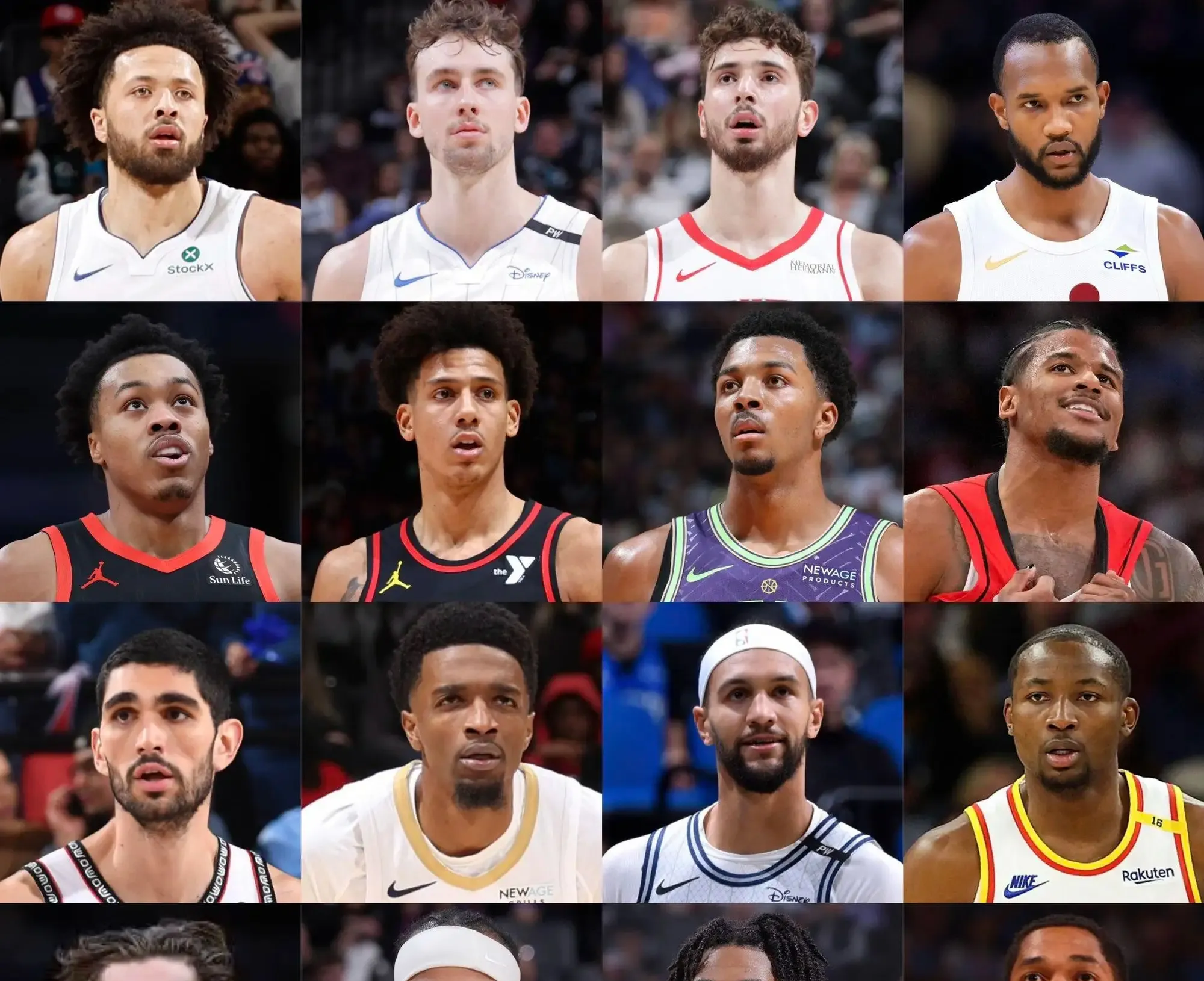 JRs东部全明星阵容评选首周：坎宁安票王，布朗位居次席的简单介绍