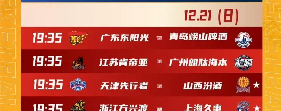 包含CBA官方分享常规赛第十一轮赛程：广东vs浙江，上海vs广厦的词条